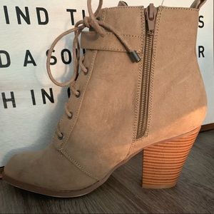 Suede booties